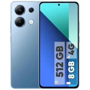 گوشی موبایل شیائومی مدل Redmi Note 13 4G ظرفیت 512 گیگابایت (2 سیمکارت + رم 8 + گلوبال + گارانتی 18 ماهه)